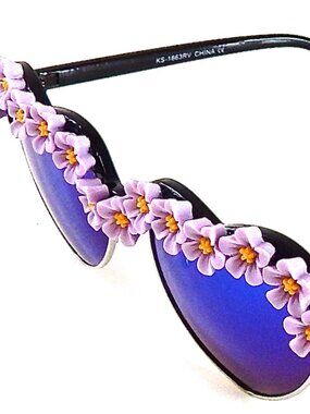 GASOLINE GLAMOUR SUMMER OF LOVE MORNING GLORY PURPLE LOVE HAZE GLASSES 🪻💜🔮